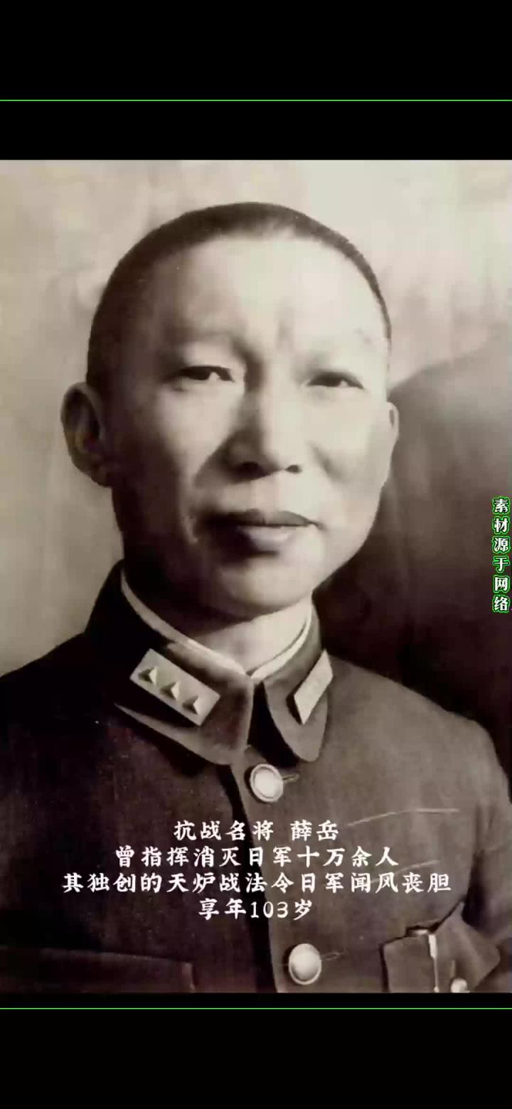 抗日名将:薛岳