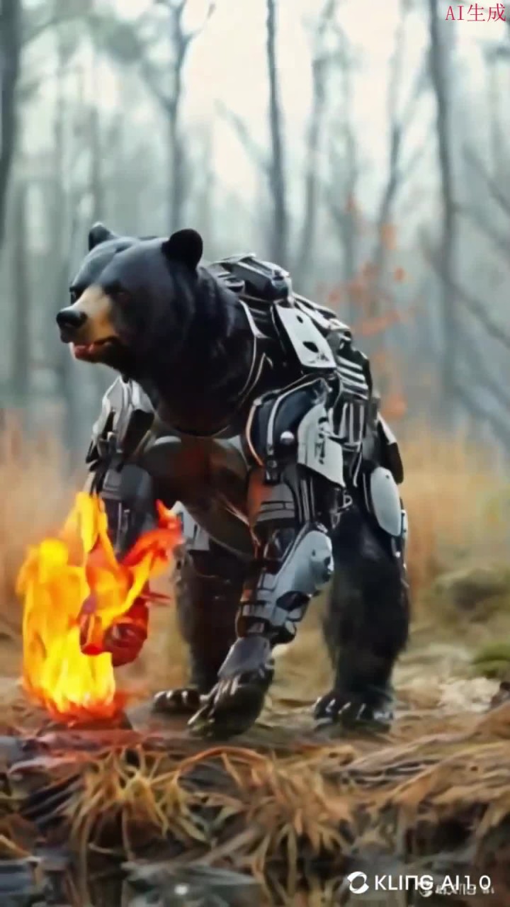 机器熊准备变形 震撼时刻来临 火焰熊闪亮登场