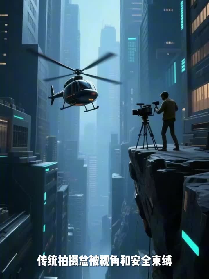 3d透视无人机影视拍摄黑科技