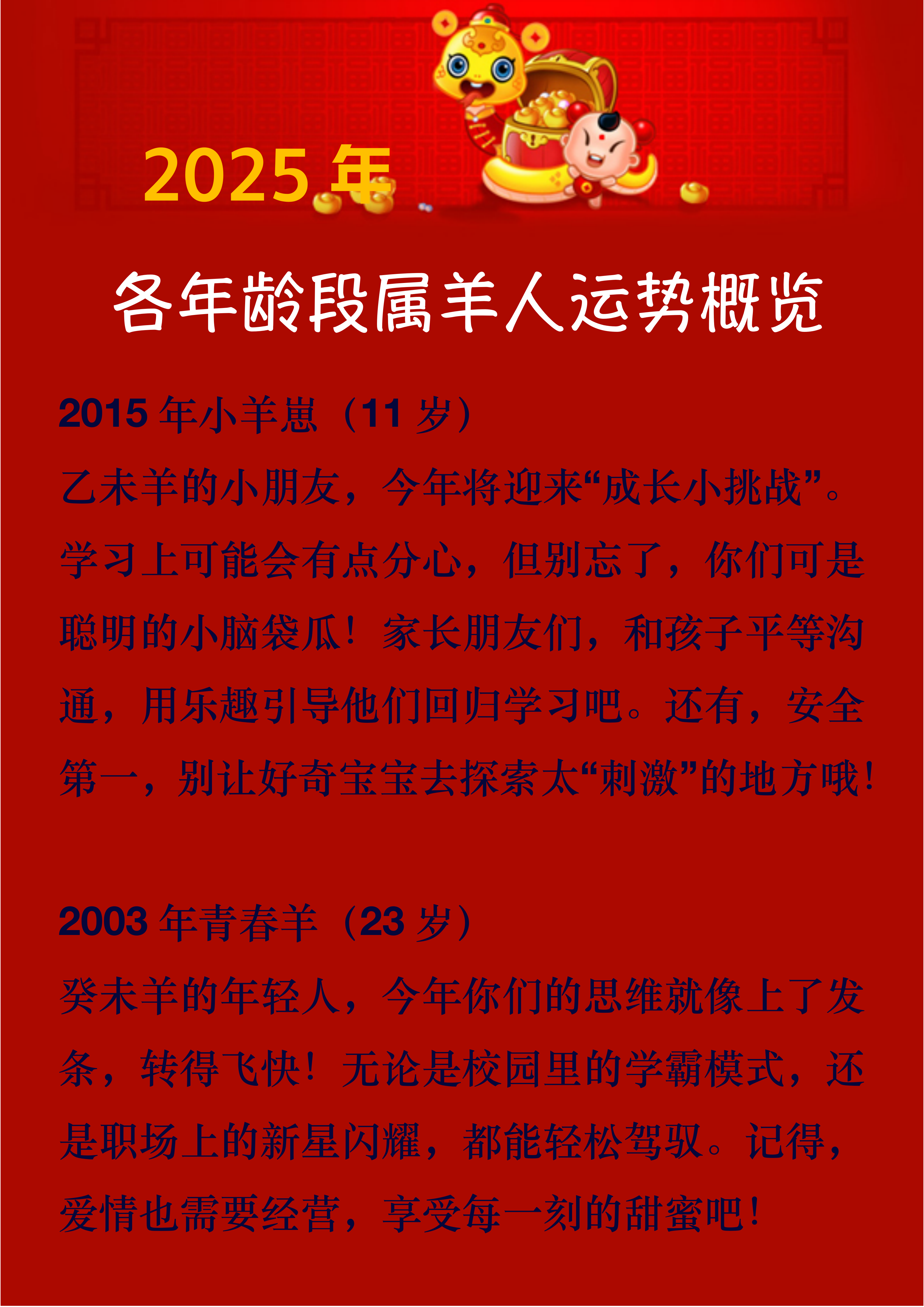 羊生肖明天运势查询表最新(明天生肖羊运程)