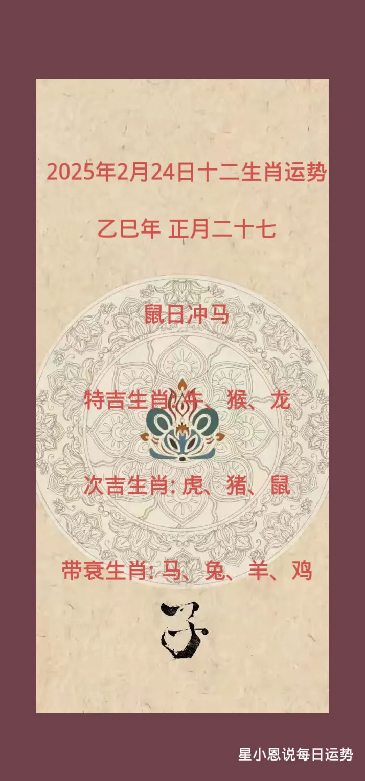 日2025生肖运势(2025生肖运势及运程详解卜易居)