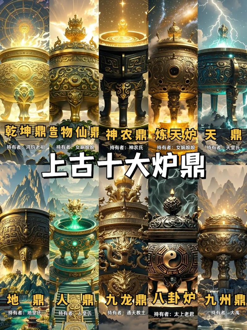 上古神话中的十大神器究竟有何神秘力量?