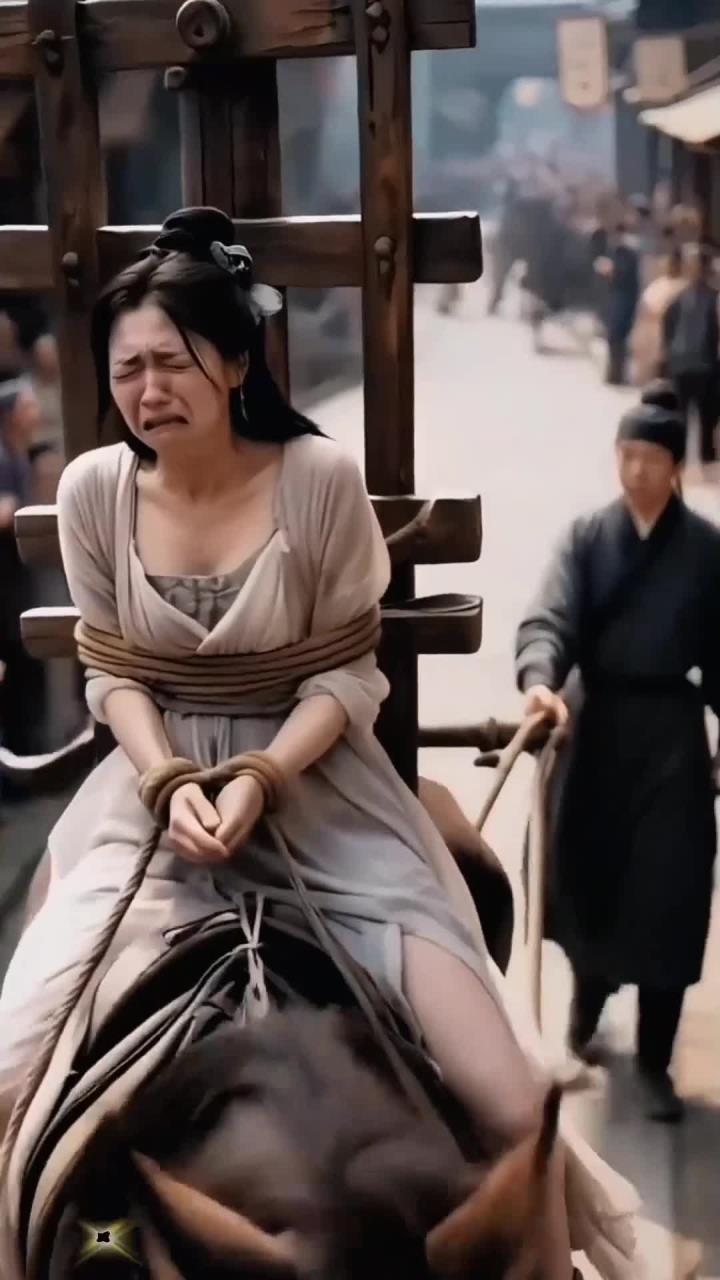 古代刑罚:活木驴游街