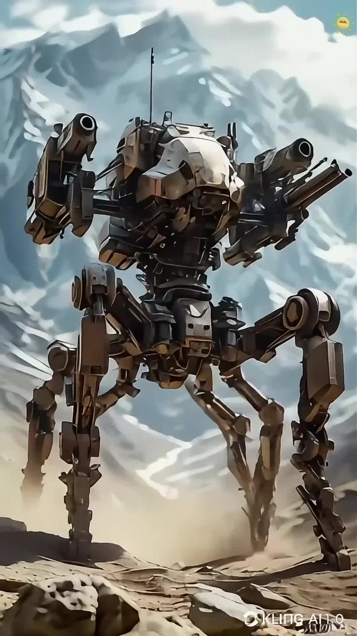 机器人变形!山地重装战斗机甲