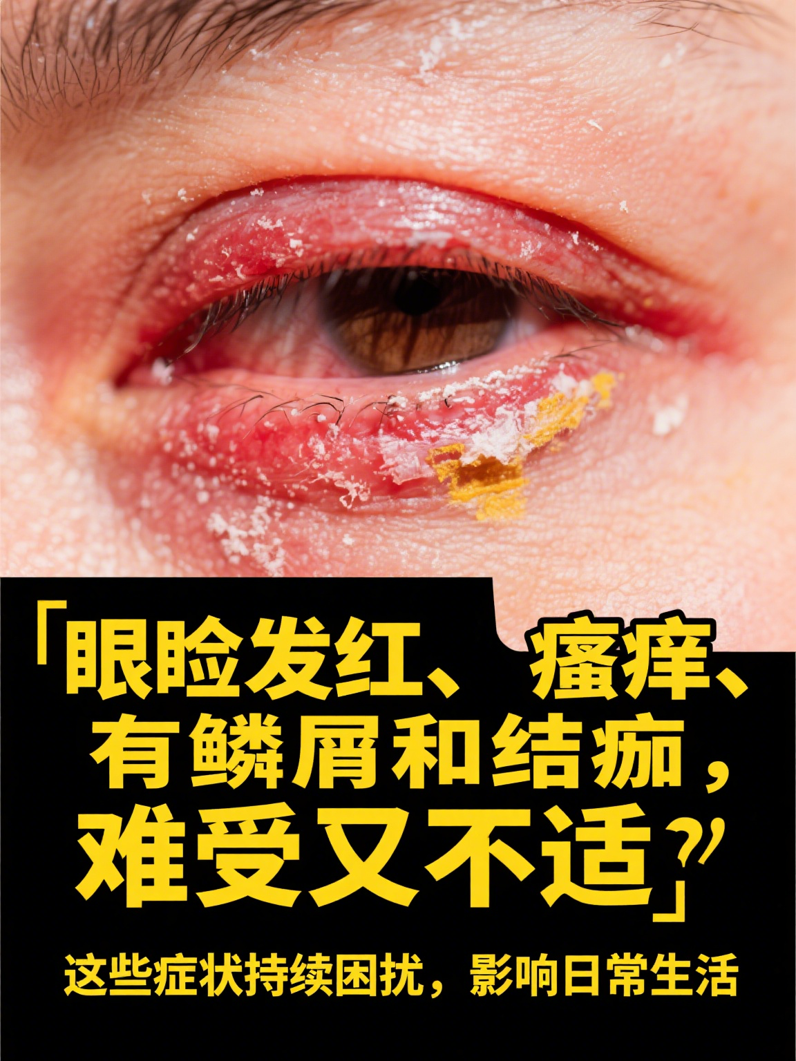 眼睑炎是常见的眼部炎症,发起"攻击"时可不会手下