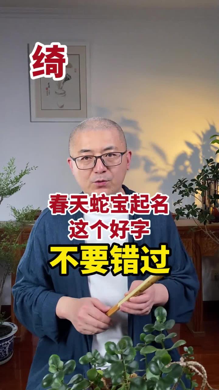 春天的蛇宝宝起名好字,绮