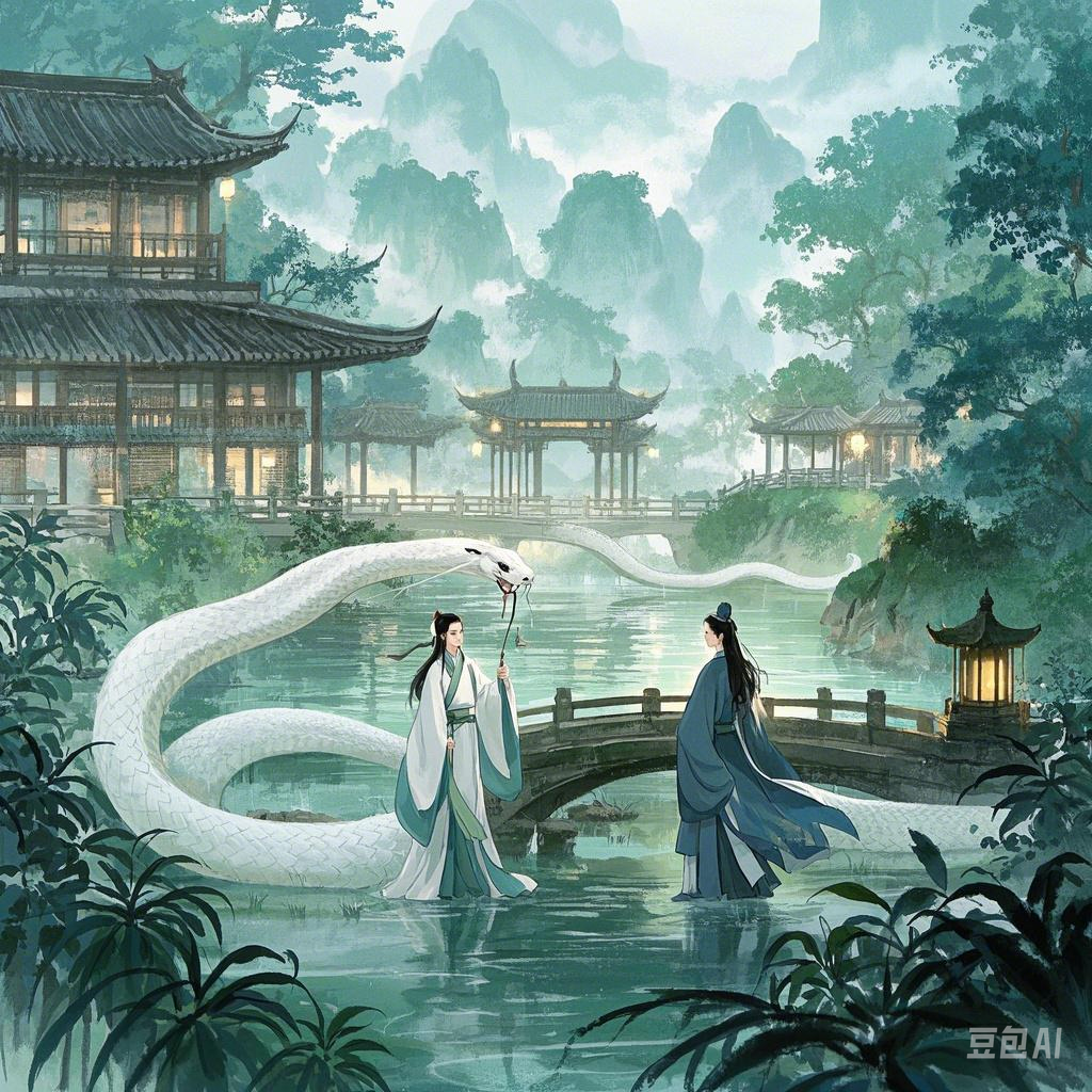 她心地善良,一心向往人间烟火,与青蛇小青相伴,隐匿于山林之间