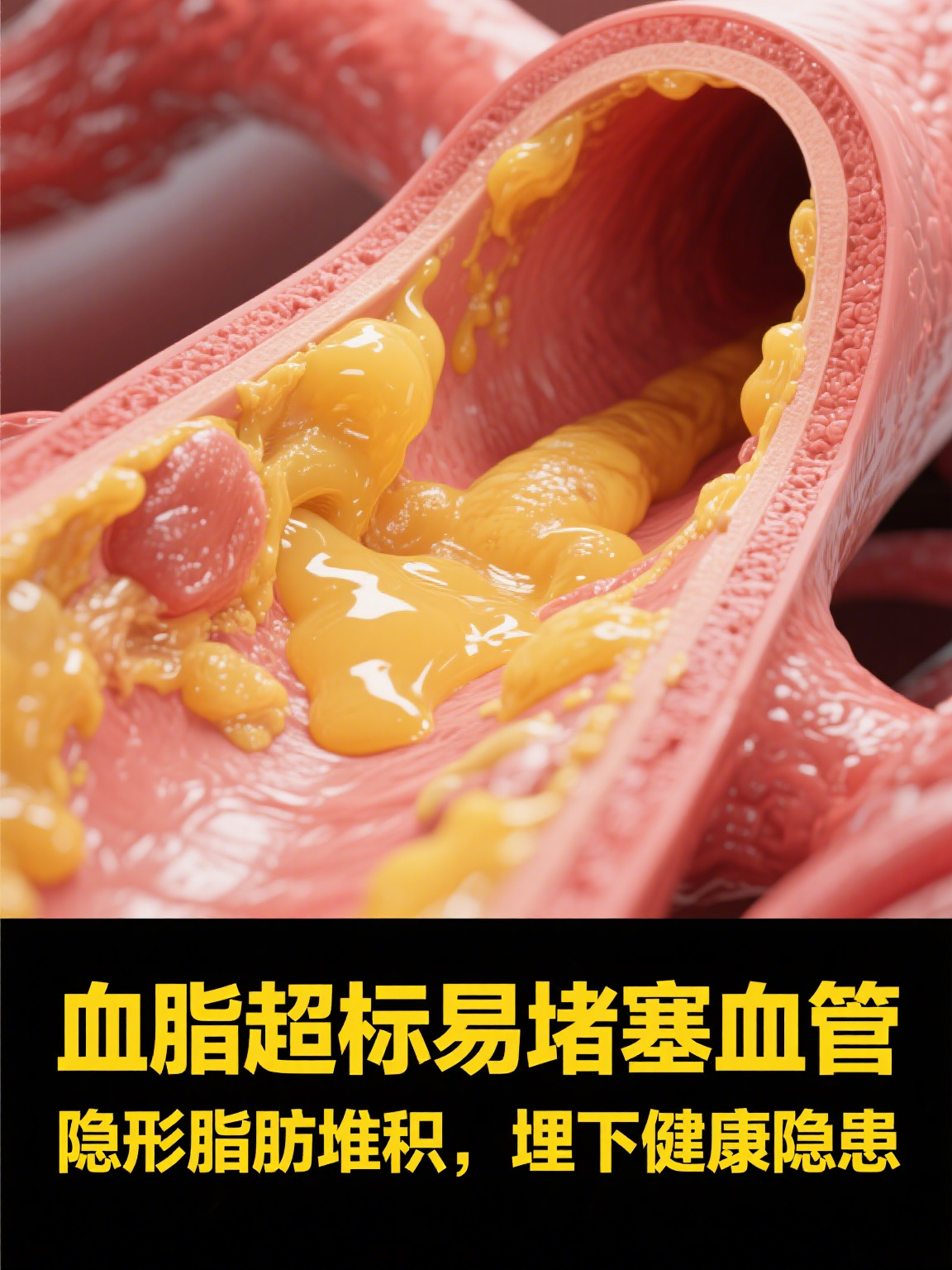 降血脂  血脂就像血液里的"隐形脂肪",一旦超标,就可能悄悄堵塞血管