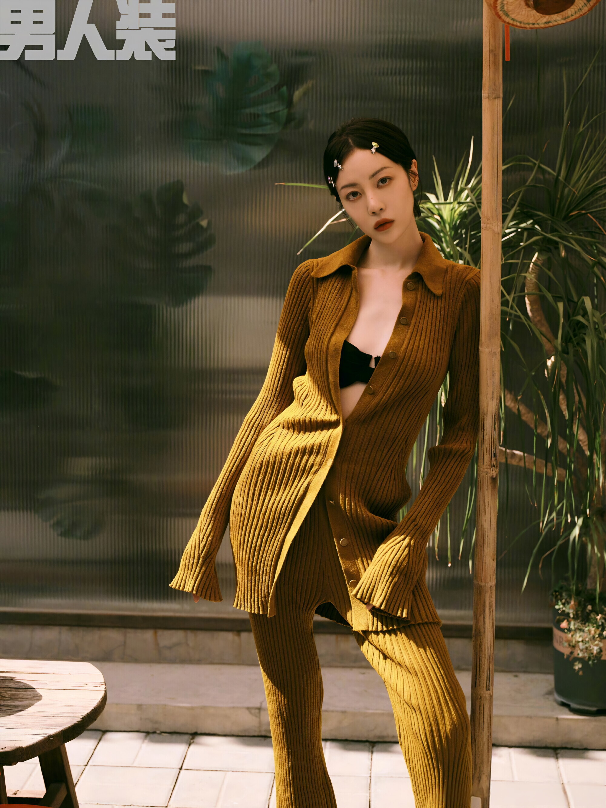 李溪芮《男人装》封面写真大片