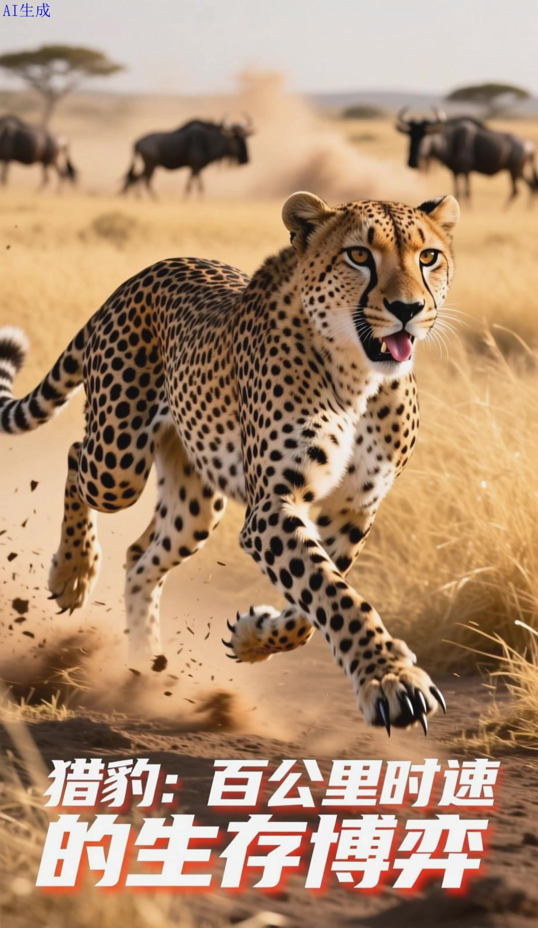 猎豹:速度与喘息的瞬间