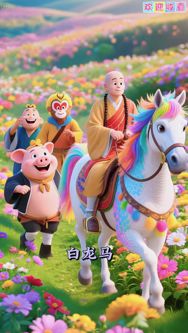 启蒙早教儿歌《白龙马》