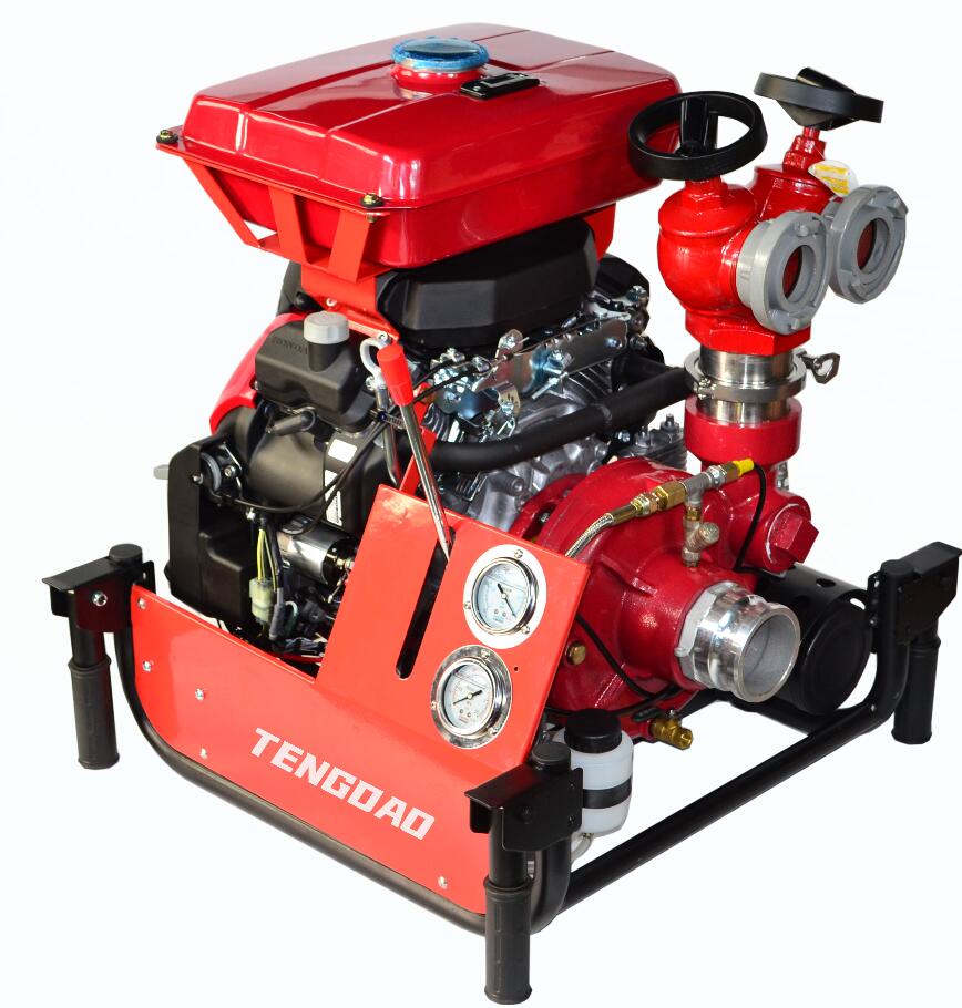 高扬程手抬式机动消防泵,汽油动力高压供水应急利器