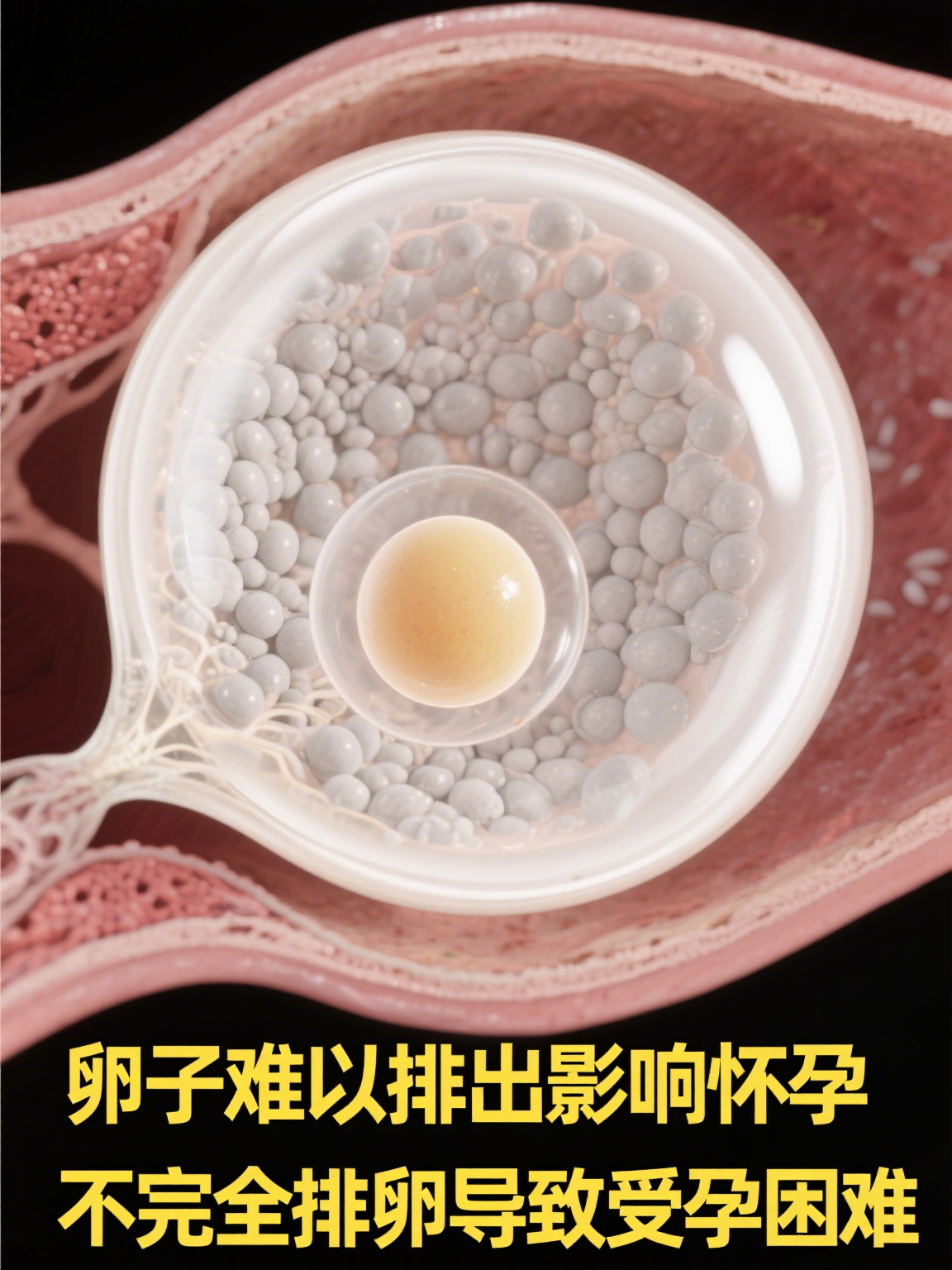 的哦～这里说的"不完全排卵",通常指卵泡成熟后未能顺利破裂排出卵子