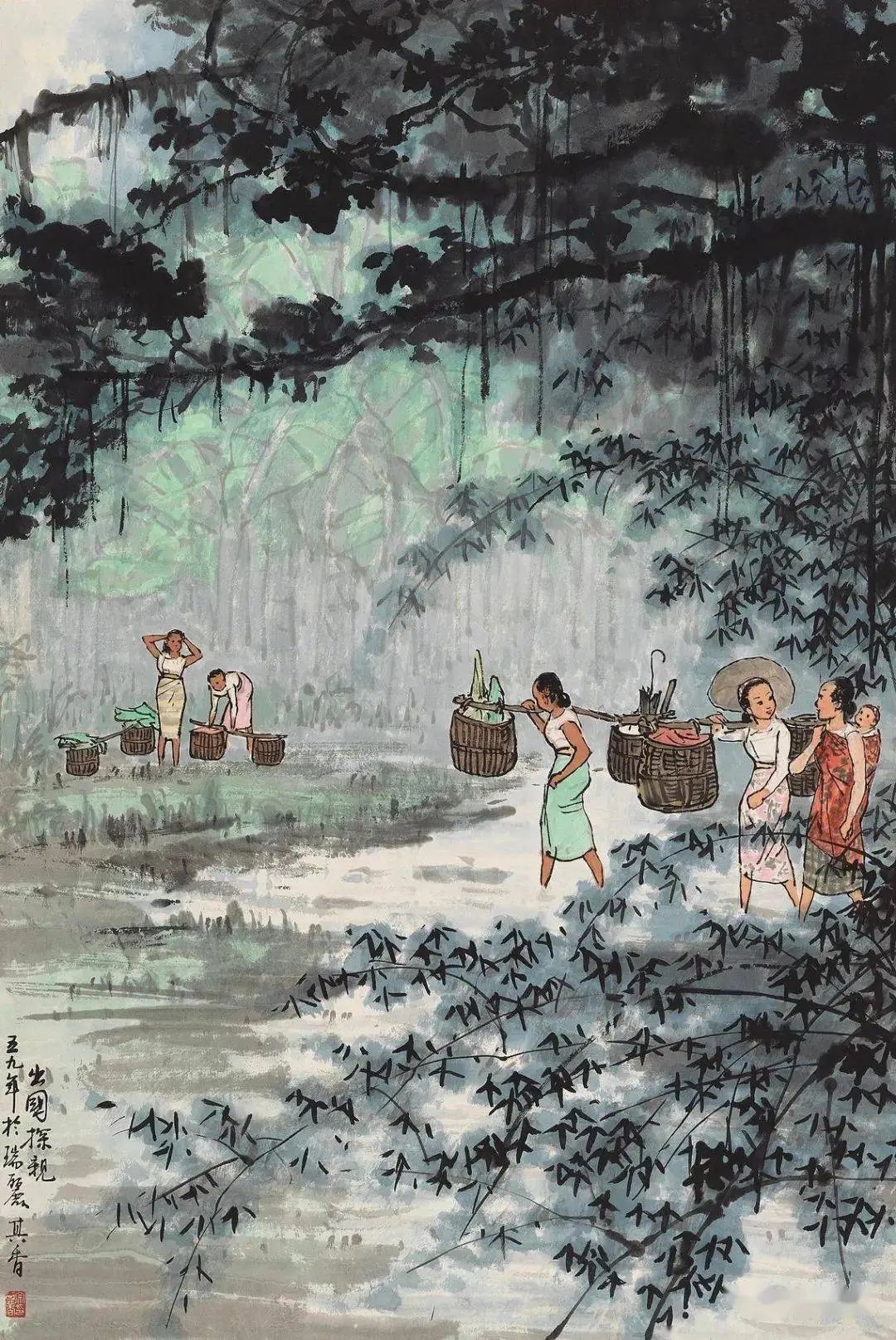 擅人物,山水画,尤长夜景