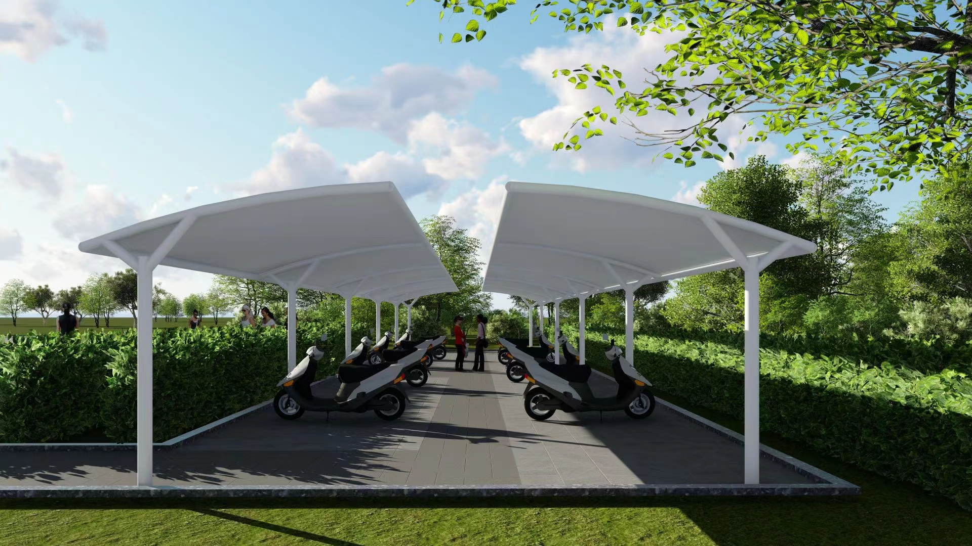 衢州电动自行车充电桩停车棚设计规范