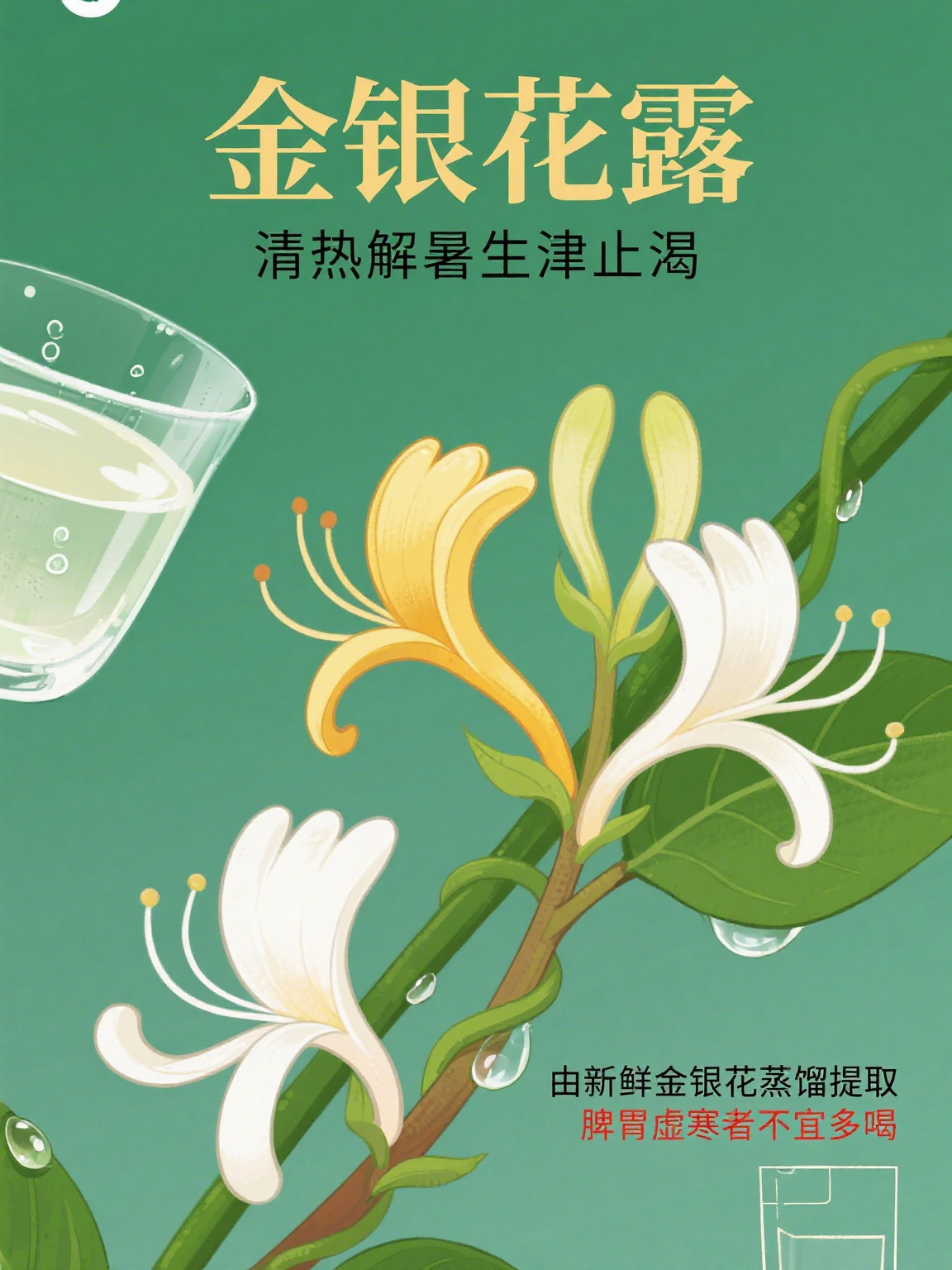 金银花露 金银花露,光听名字就带着一股清甜的草木香