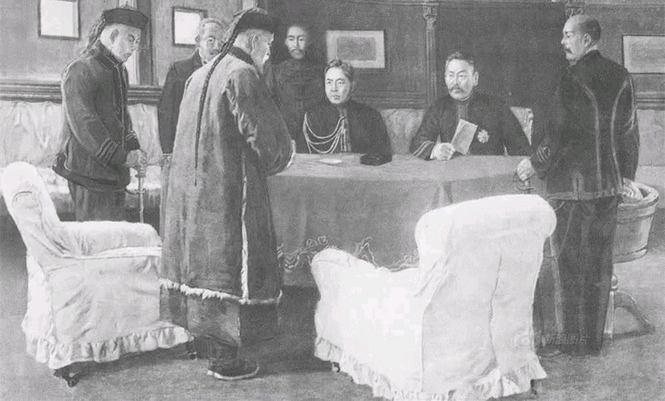 两张照片足以显示什么叫做弱国无外交.