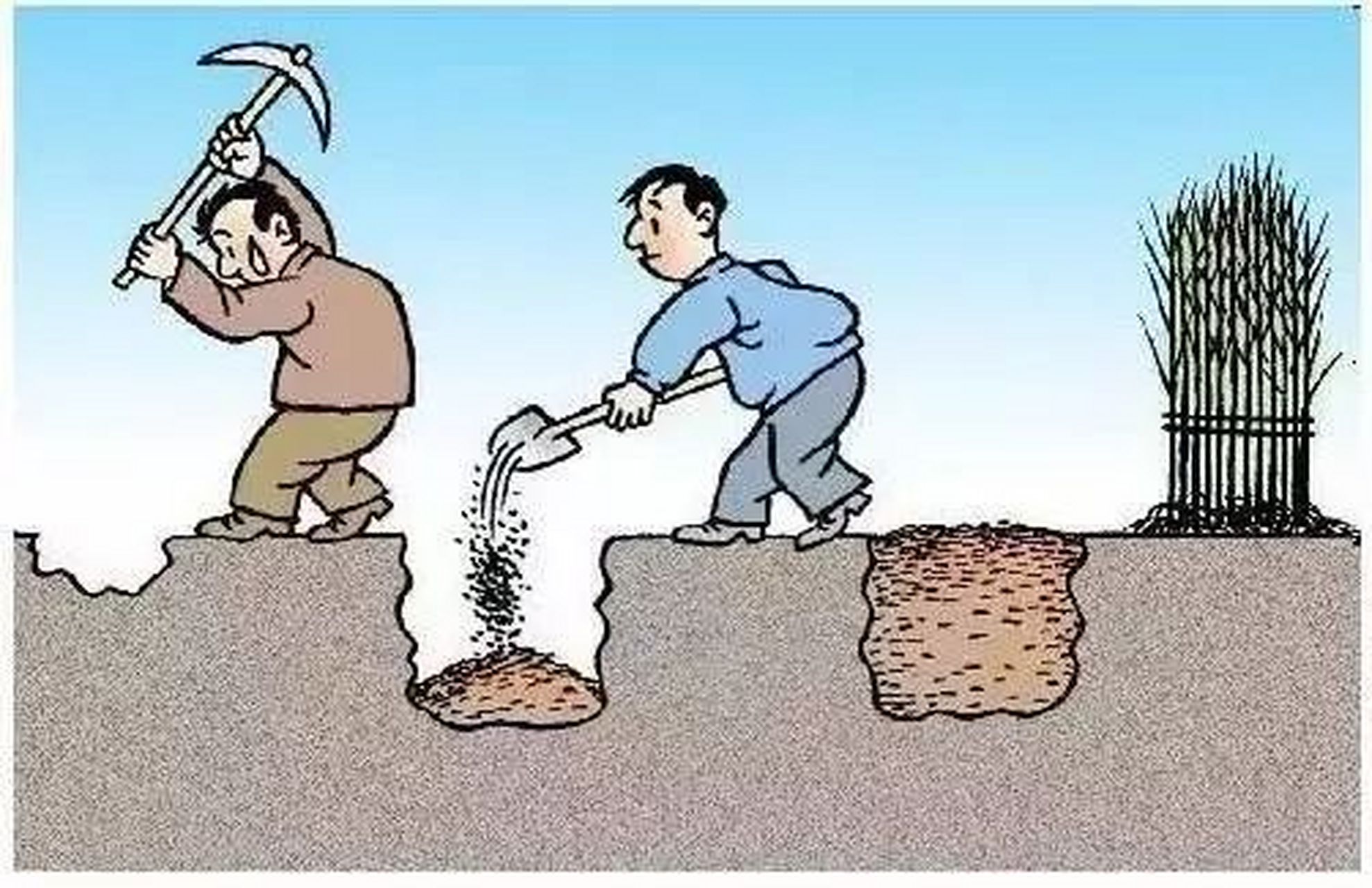 职场里,有人会给你挖坑的,比如交接工作的前后.