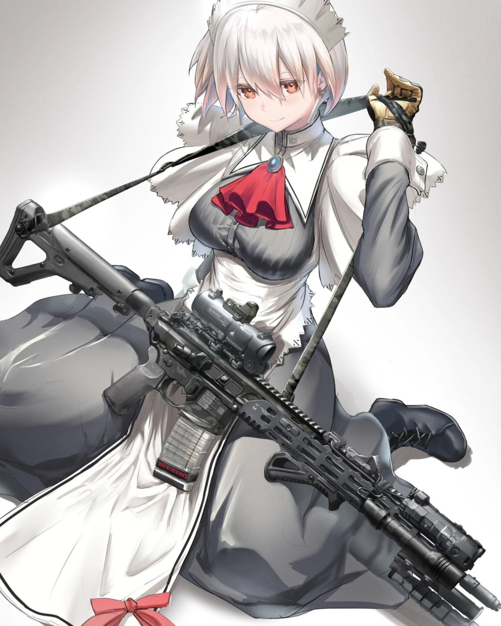 二次元战术少女造型集|||#二次元# #插画# #动漫#  画师见水印