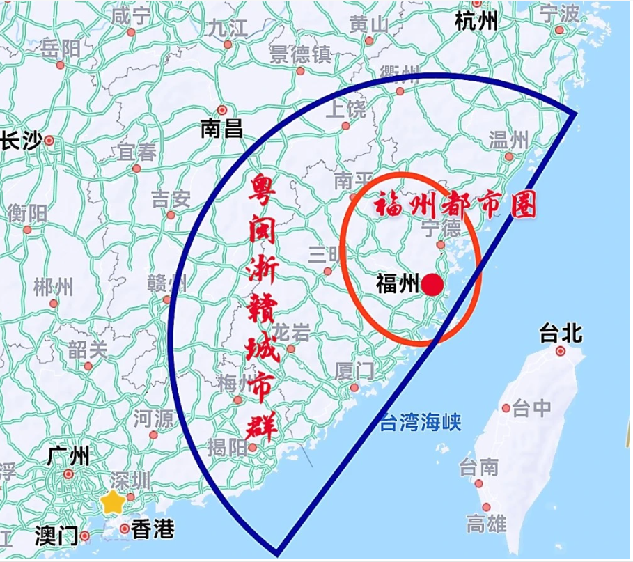 揭秘中国最具活力的城市群:粤闽浙沿海城市群!