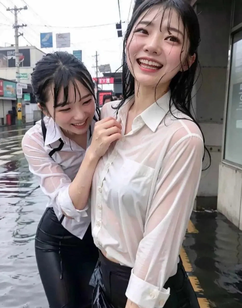 跳舞的雨点图片