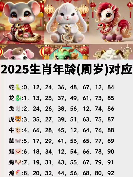 2025的生肖运势运程表(2025年十二生肖运势好生肖)