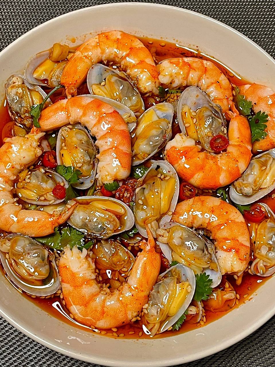 夏天来一份这个低卡捞汁小海鲜 香辣入味!口感清爽!