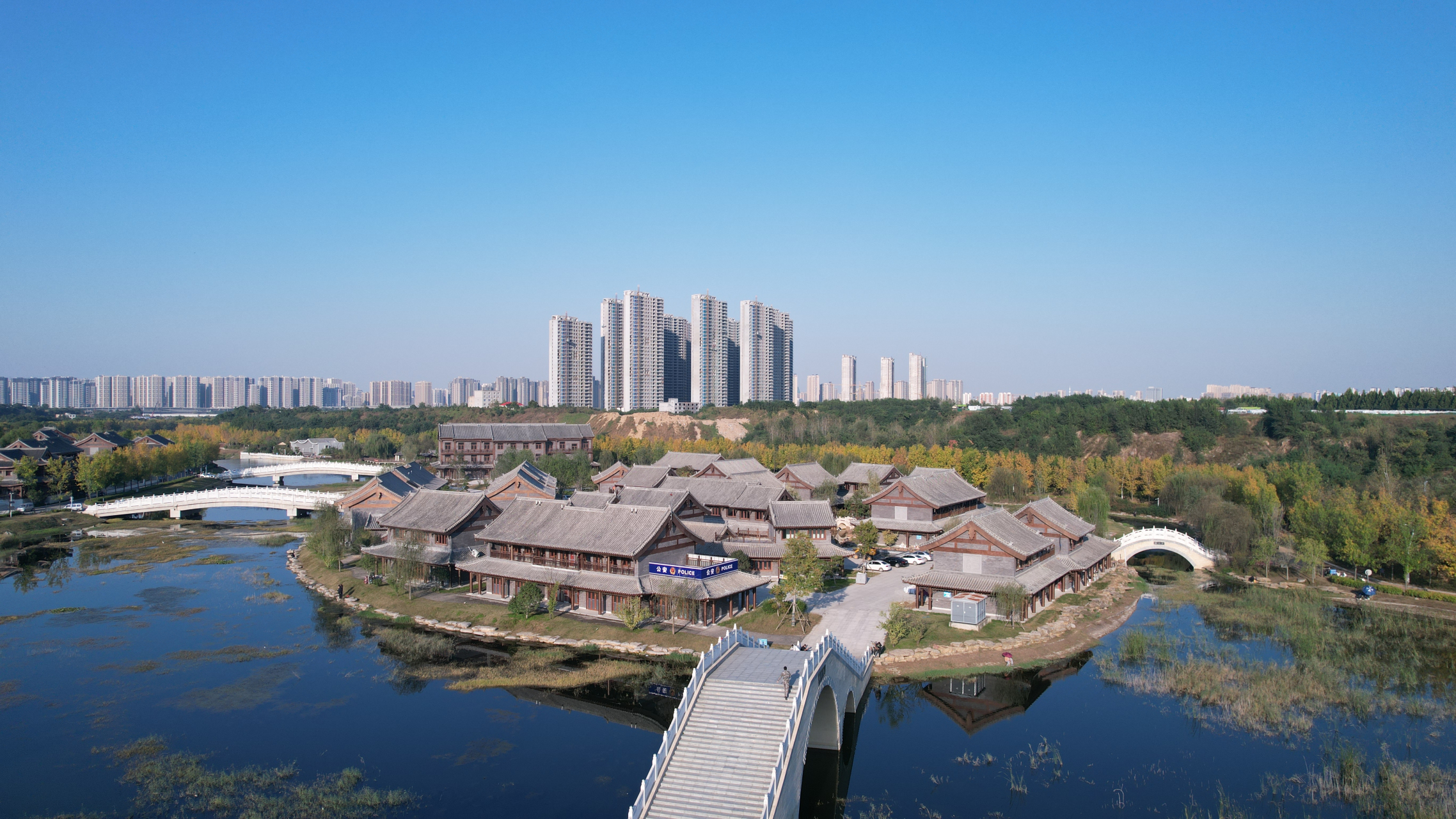 贾鲁河旁的明伦岛,宛若郑州市区的世外桃源,抚慰人的心灵#我的旅行