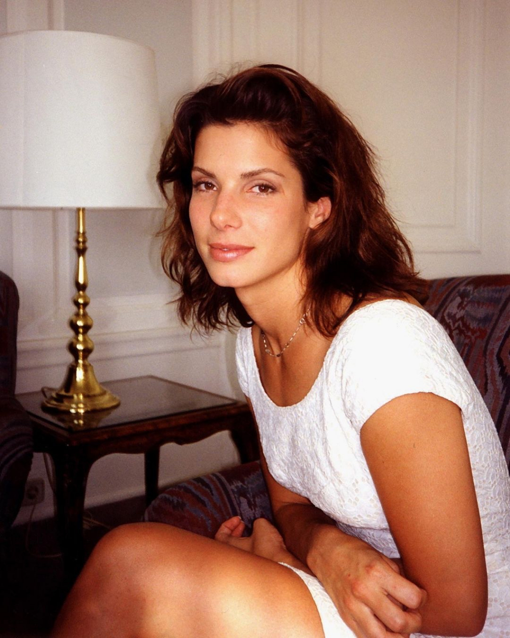 年轻时的桑德拉布洛克  总感觉她身上有种特别的味道,一种东方式内敛