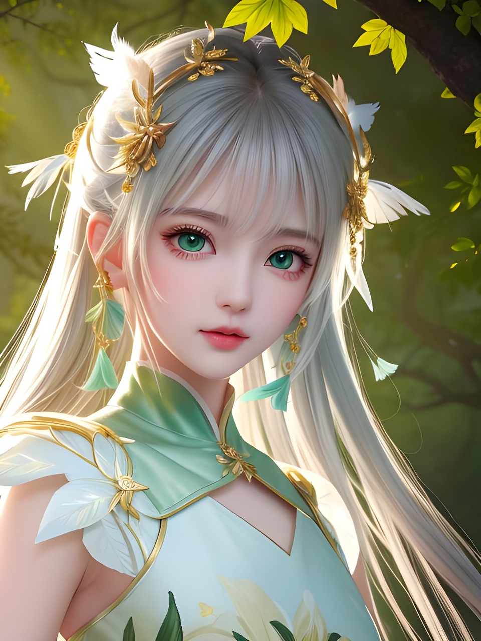 「二次元森系少女」[比心][比心] #超潜力新人创作营#  #二次元美图