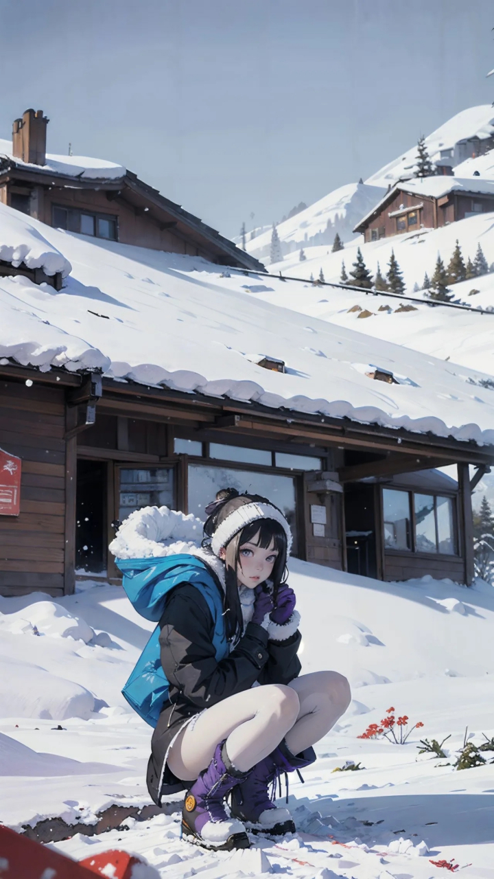 在夏天看冬天的风景会不会让你凉快一些! #动漫壁纸