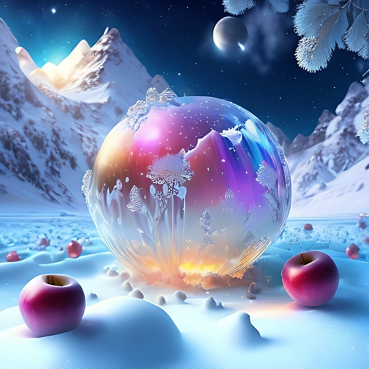 超美丽梦幻的雪世界