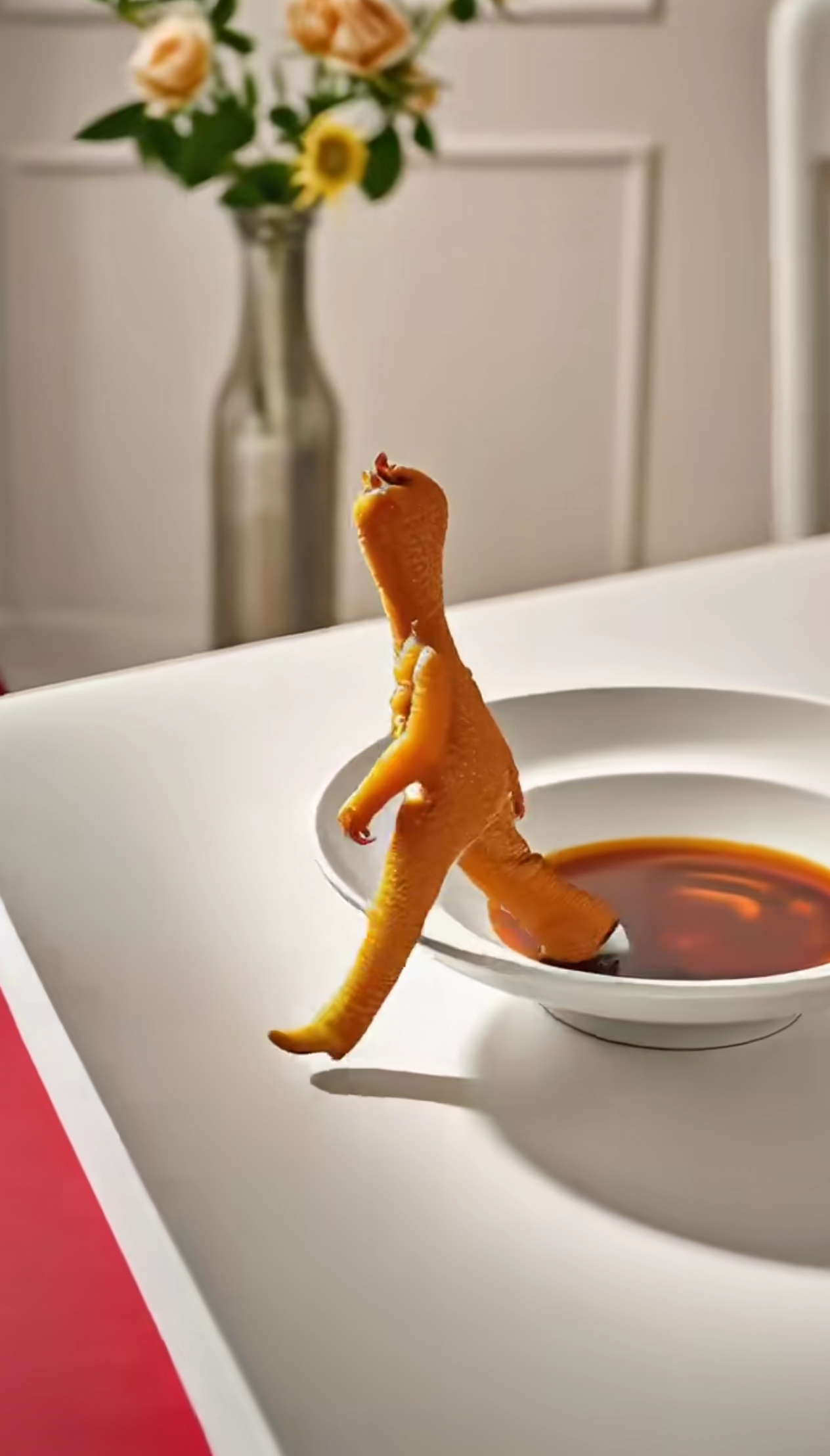 哎呀妈呀,这鸡爪都整这么性感,谁还敢吃鸡爪?