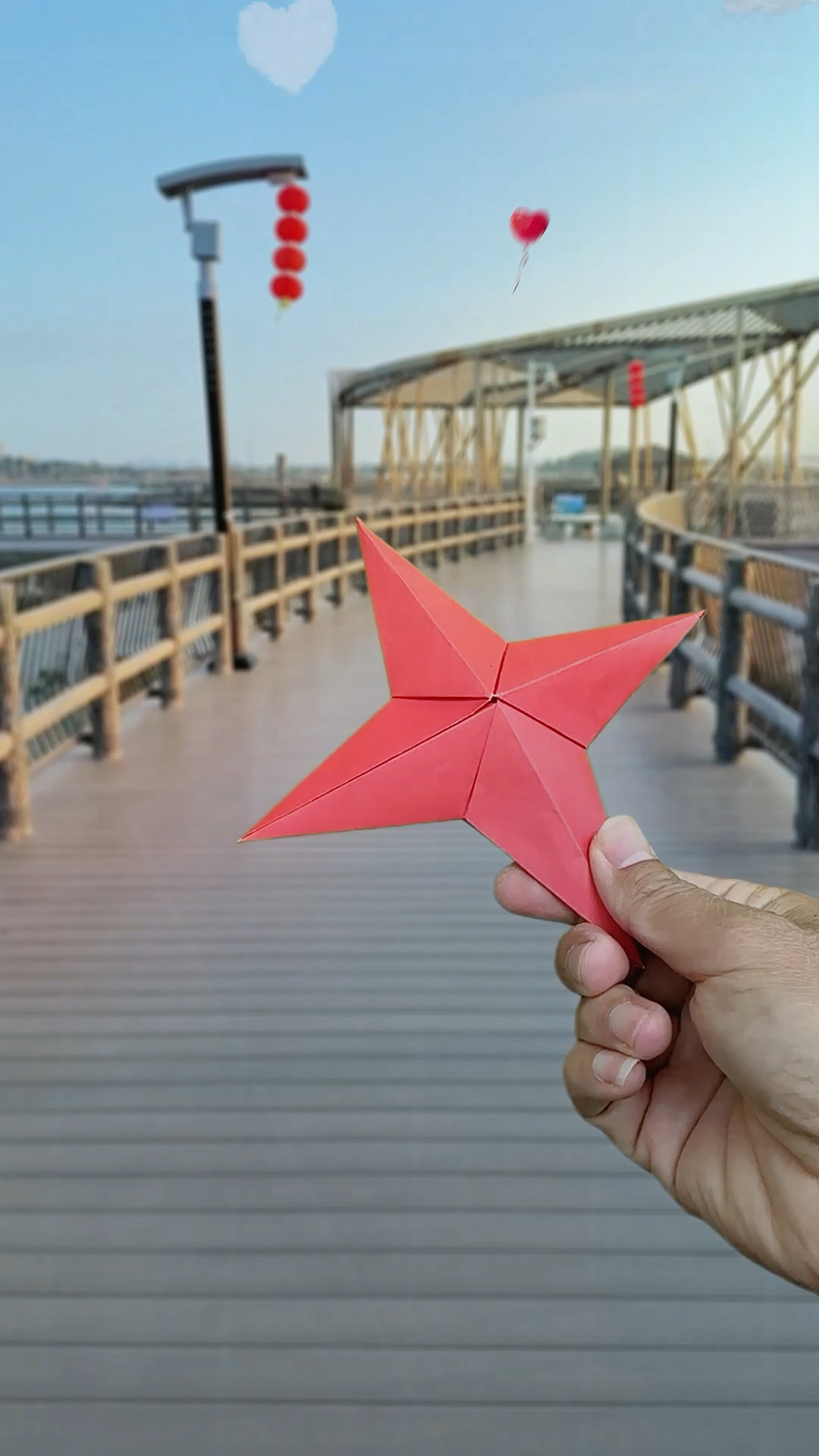 立体四芒星折纸,简直太酷了