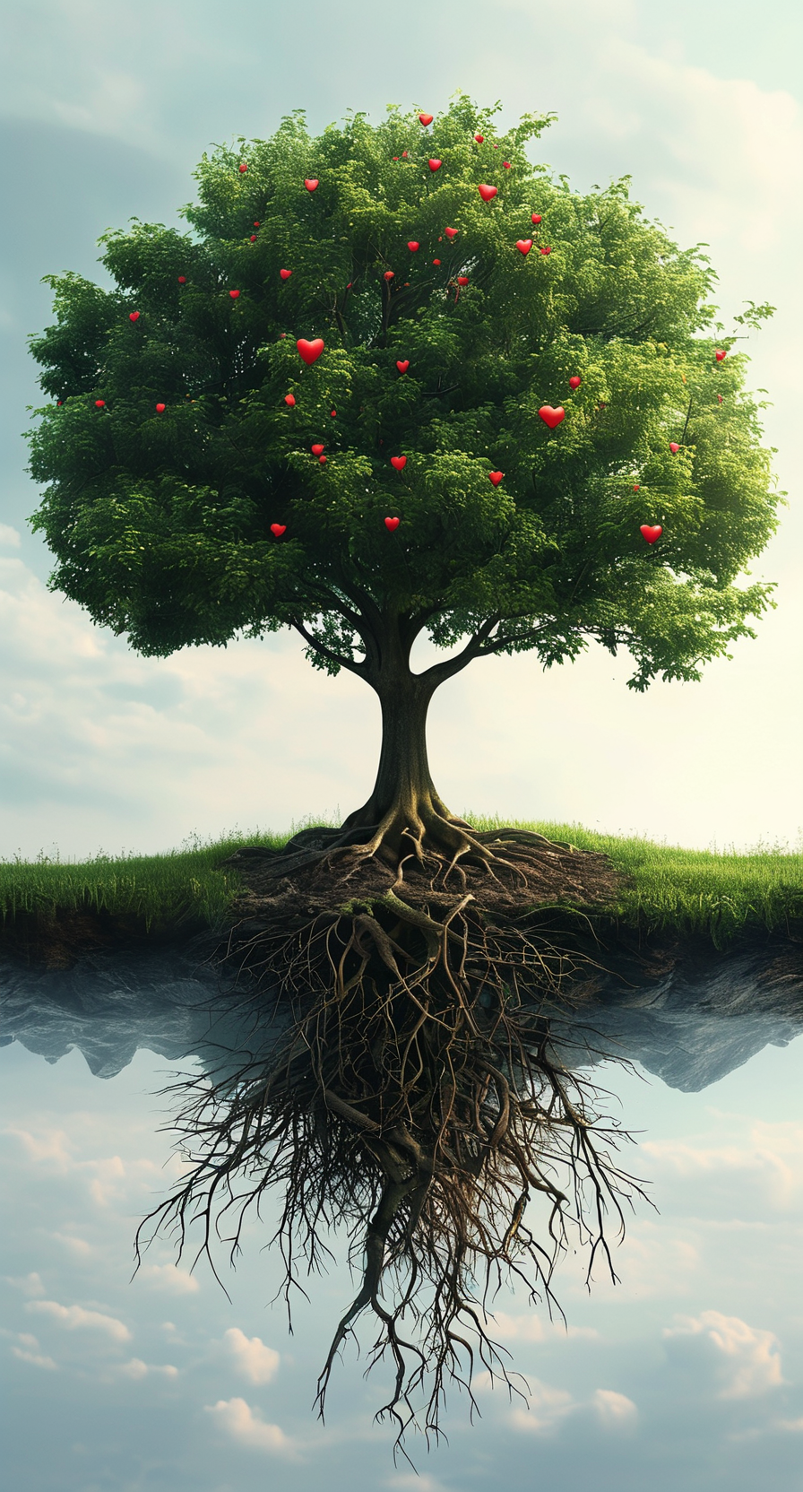 心如一棵树树,在风雨中坚韧成长,静待花开花开