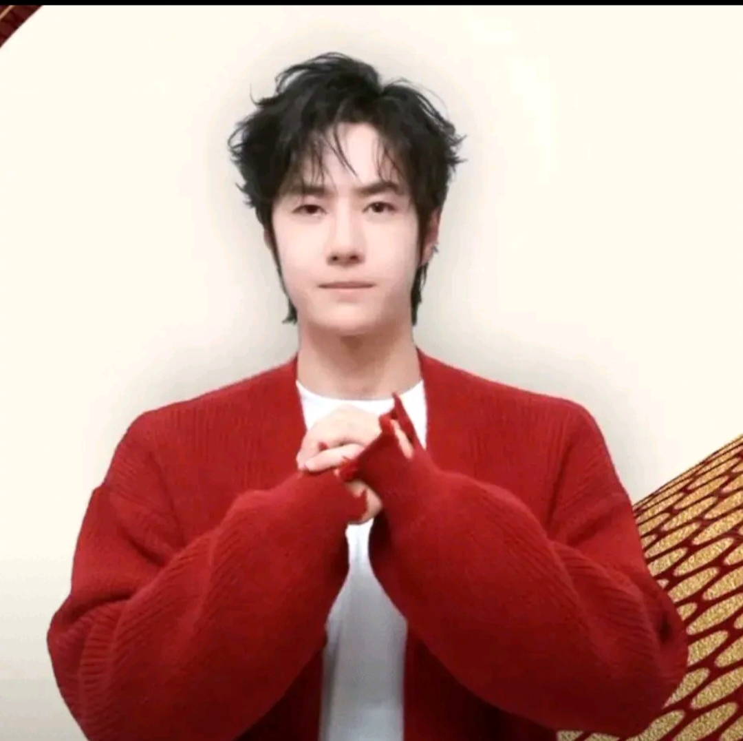 红红火火,喜气洋洋的王一博