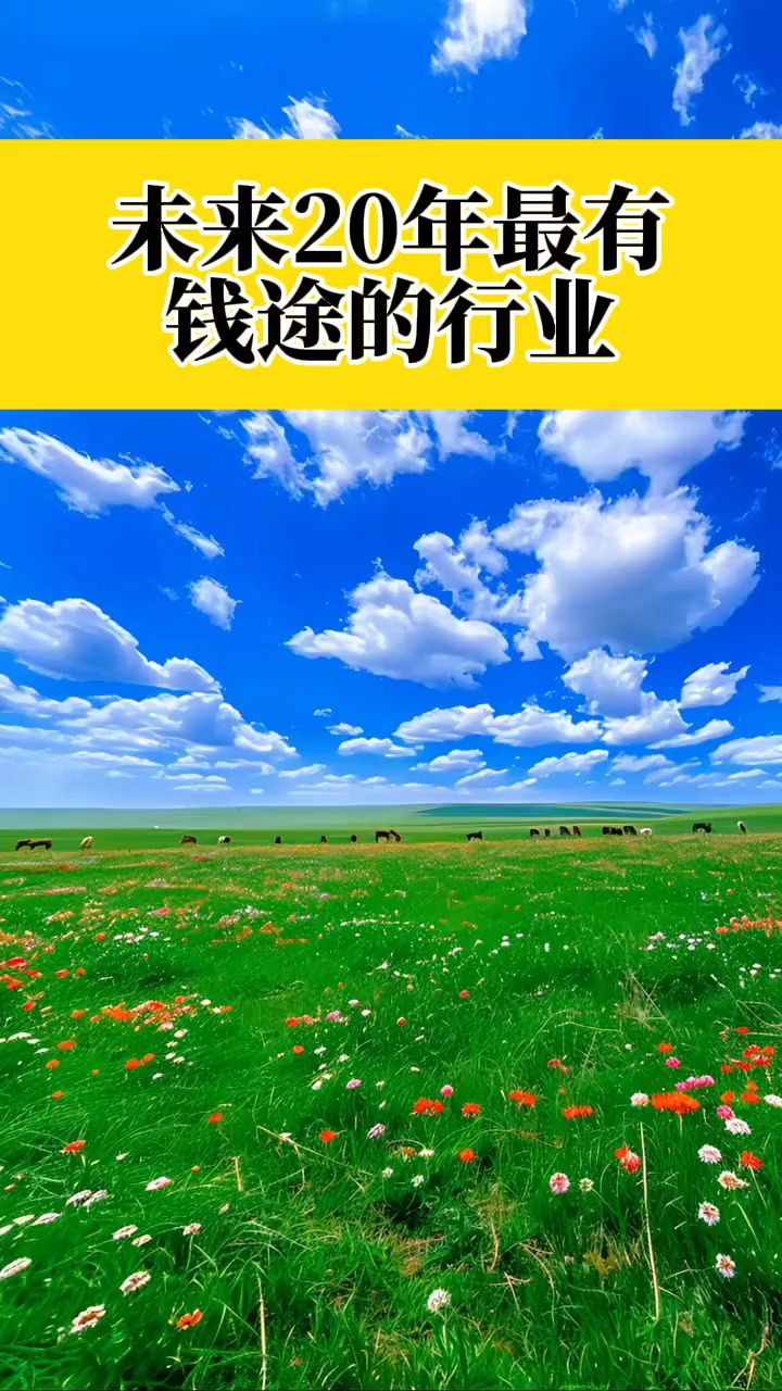 未来20年什么行业好(未来20年做什么最赚钱)