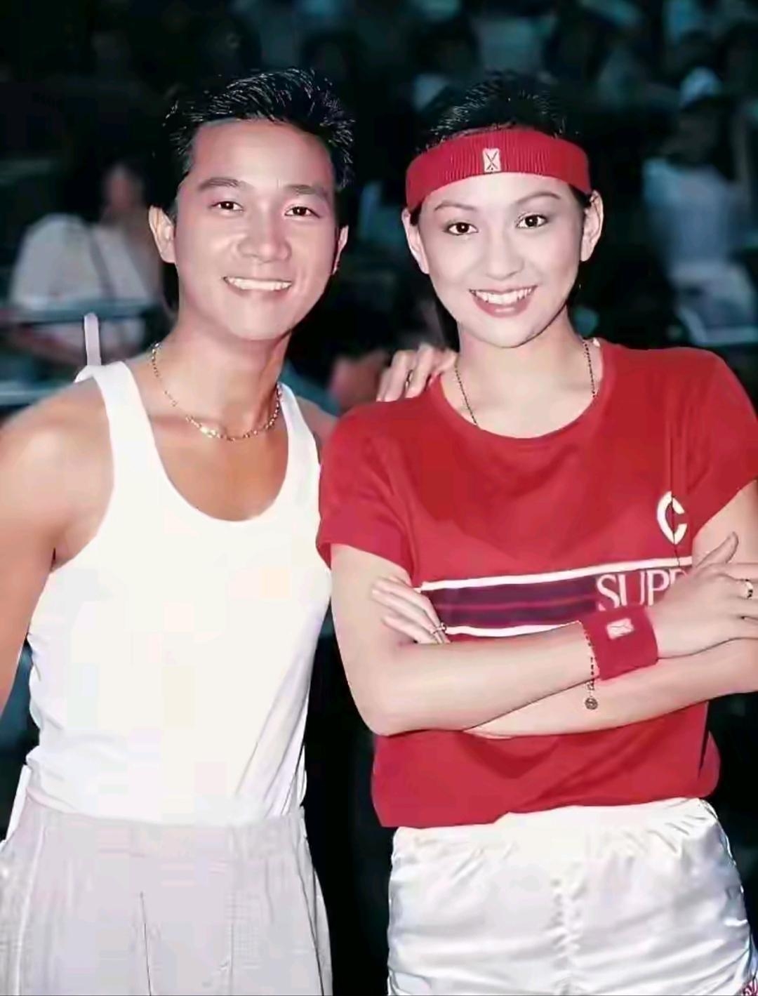作为周润发前妻活跃于银幕的演员余安安与陈百强私交甚笃这张河鞍