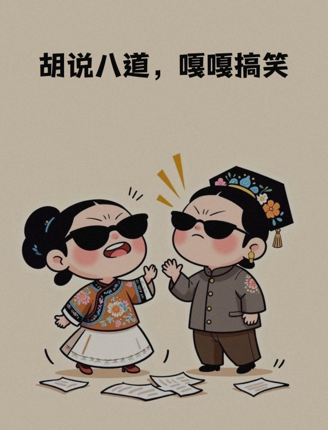 "胡说八道"的快乐文案,一半正经,一半搞笑!