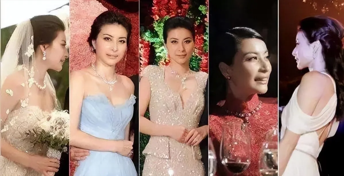 花了多少钱郭晶晶出席她老公弟弟的婚礼霍启刚婚礼主桌郭晶晶婚礼伴娘