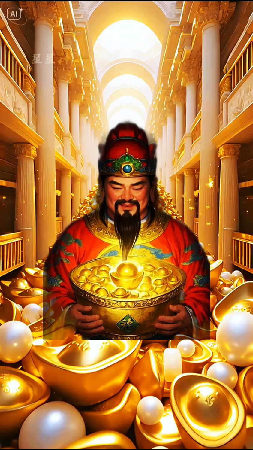 财神爷到家门口送财来了