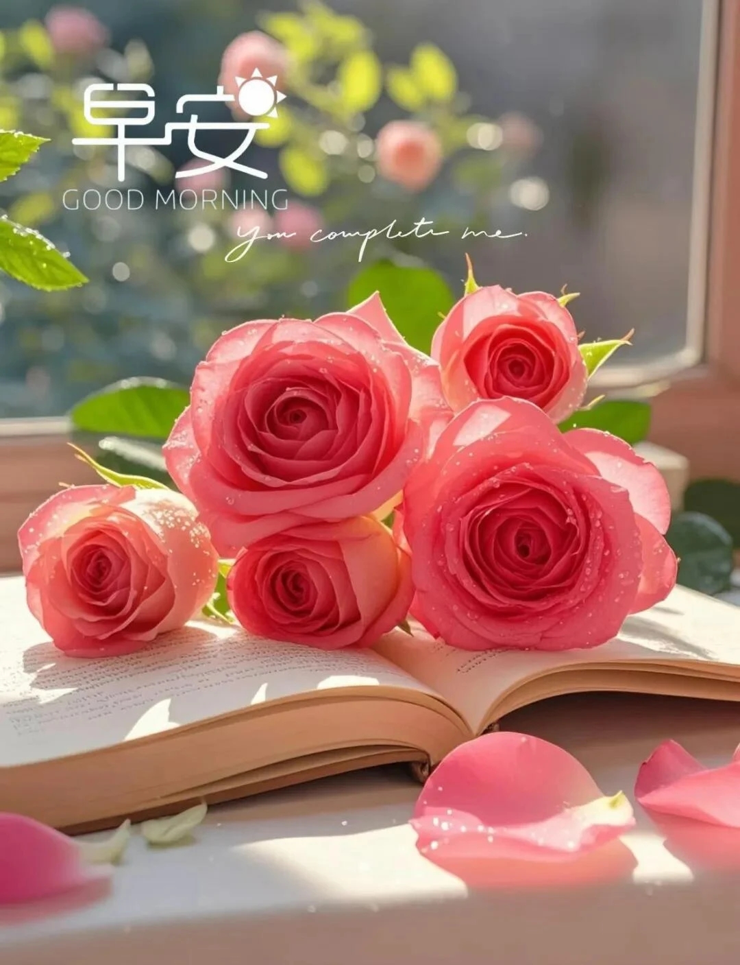 清新淡雅的早安图喜欢的就拿去发圈吧