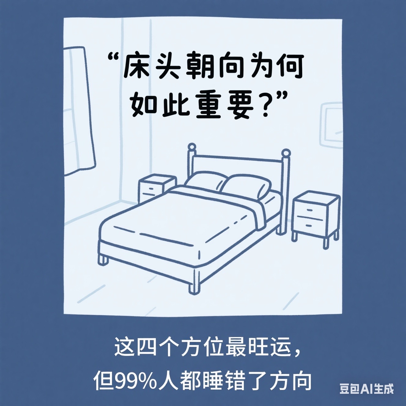 这四个方位最旺运,但99%人都睡错了方向