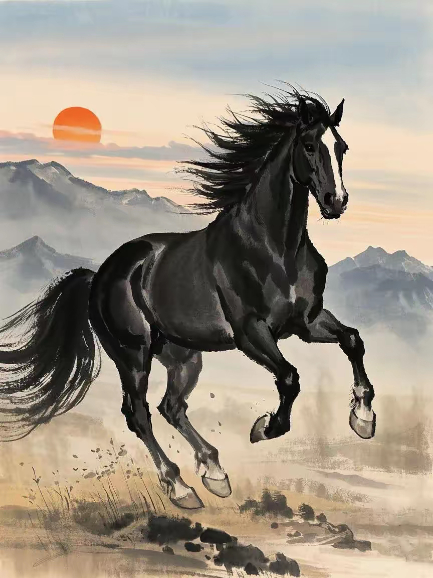 愿君新岁如骏马,目标在前路自通