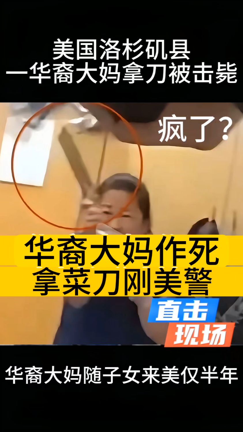 厨房阿姨被砍