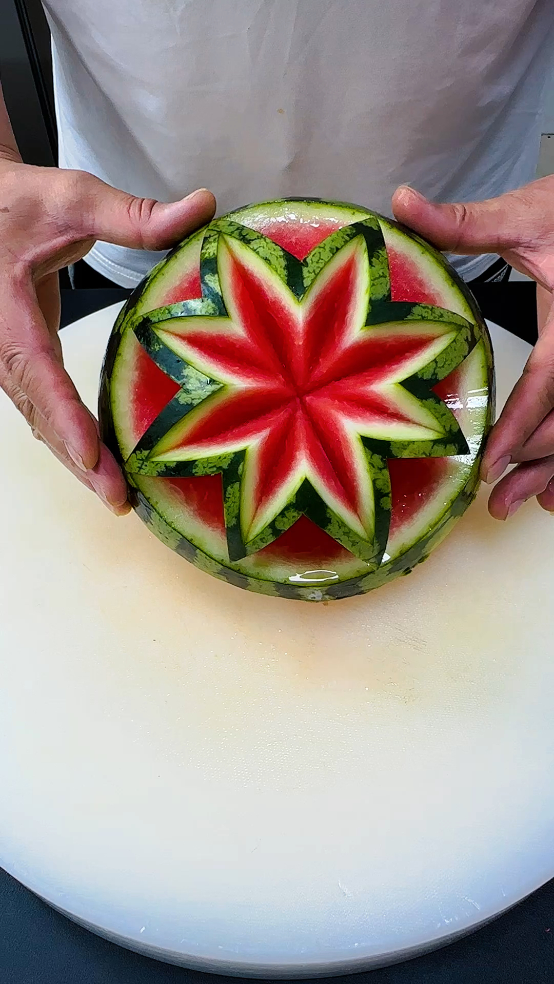 西瓜的花样切法,你学会了吗