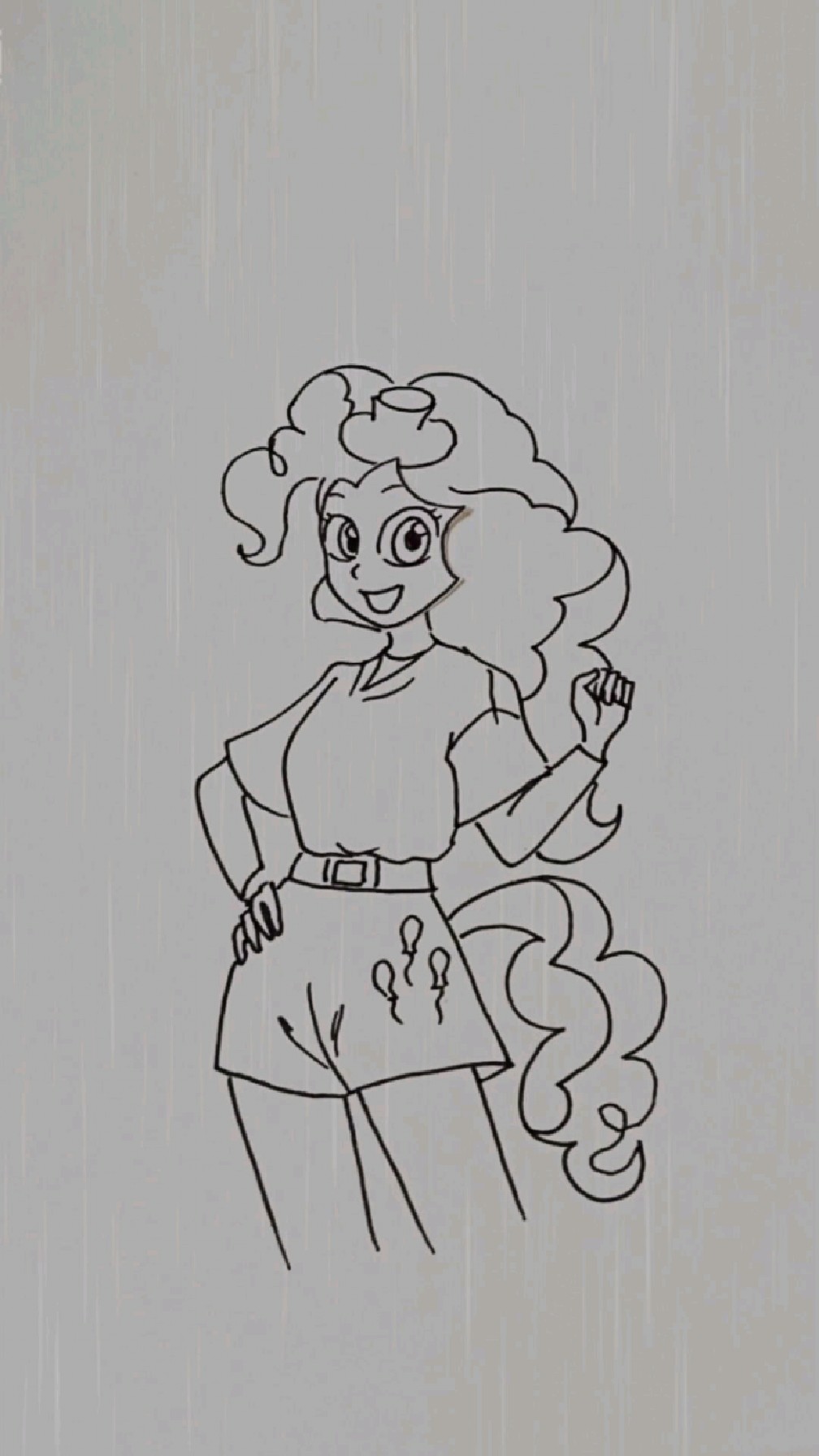 小马宝莉女孩简笔画