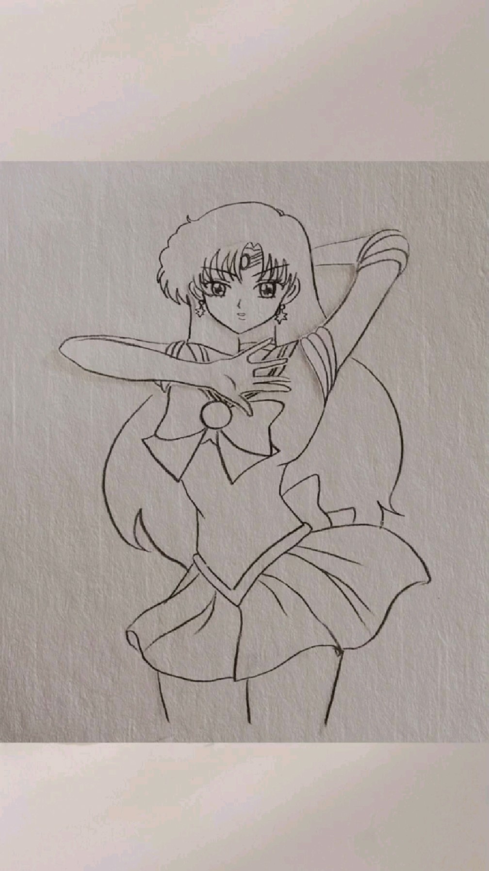 手绘美少女战士九秒变脸