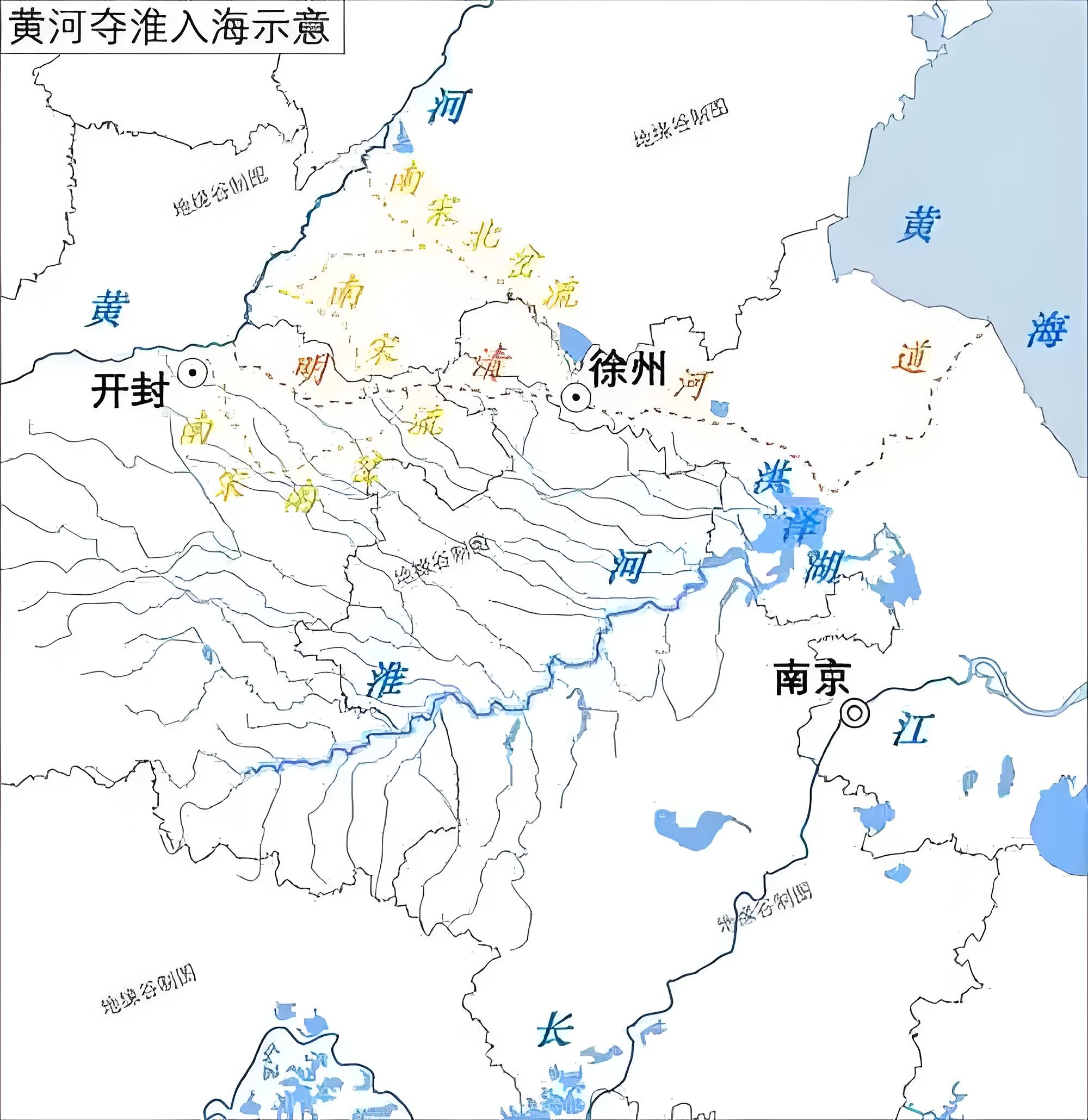 我国大河中唯一没有入海口的河流—淮河