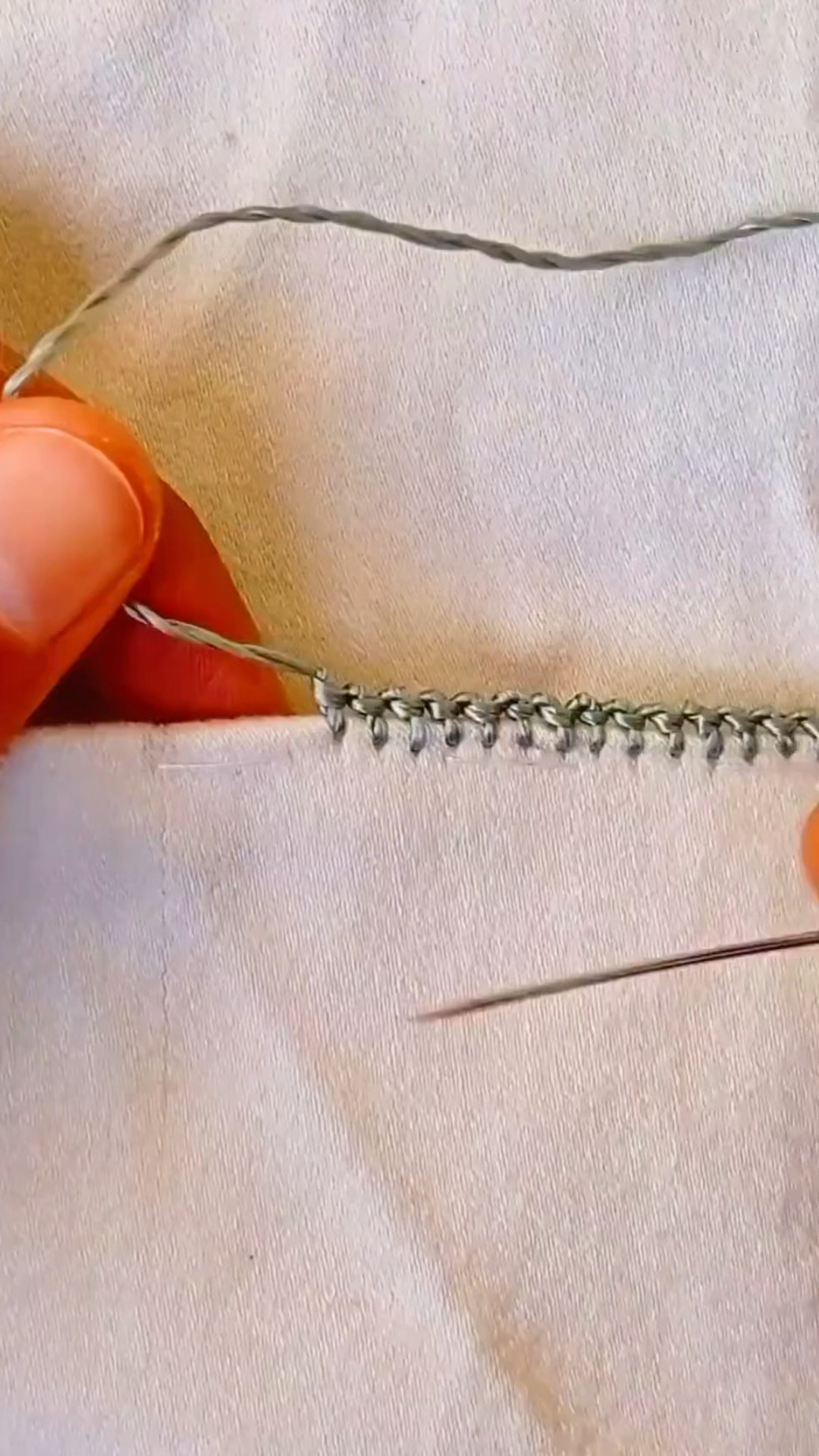 特别好看的锁边针法